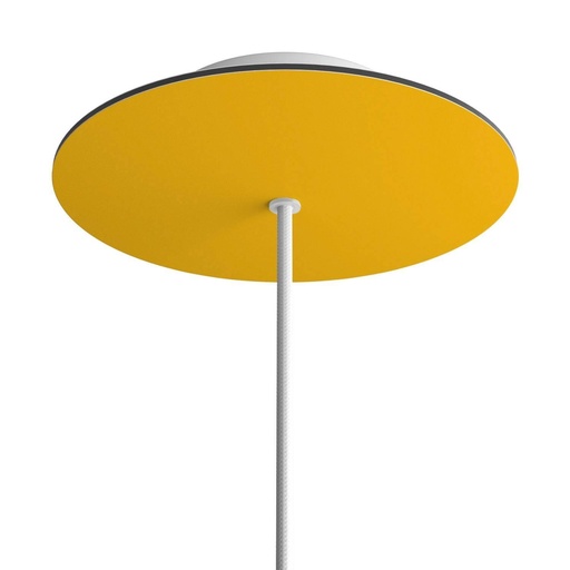 [8050997073275] Rosone Rose-One rotondo, diametro 200 mm con 1 foro e 4 fori laterali
