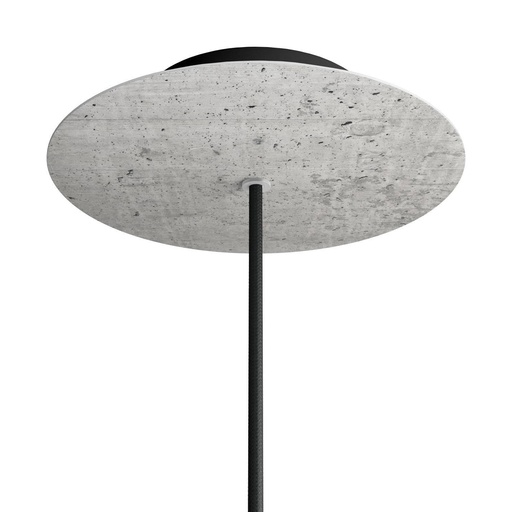 [8050997077242] Rosone Rose-One rotondo, diametro 200 mm con 1 foro e 4 fori laterali