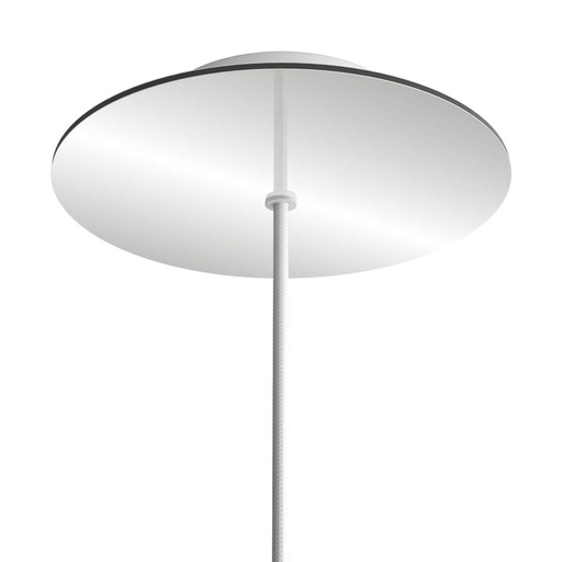 [8050997072810] Rosone Rose-One rotondo, diametro 200 mm con 1 foro e 4 fori laterali