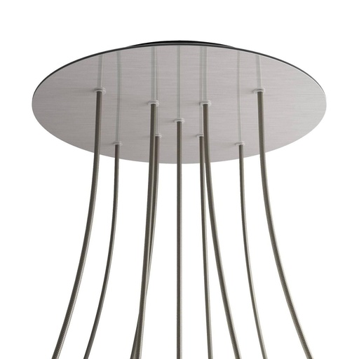 [8050997078881] Rosone XXL Rose-One rotondo, diametro 400 mm con 9 fori a X e 4 fori
