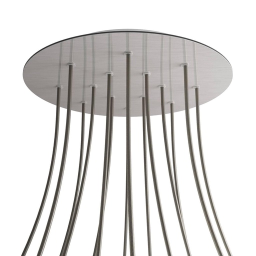 [8057730861892] Rose-One XXL rosette round, diameter 400 mm with 14 holes and 4 bores