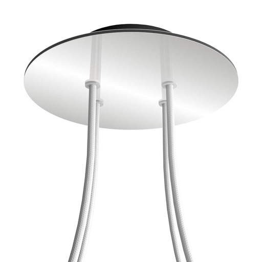 [8050997069636] Rose-One rosette round, diameter 200 mm with 4 holes and 4 side holes