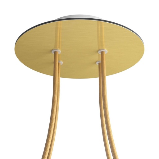[8057730862509] Rose-One rosette round, diameter 200 mm with 4 holes and 4 side holes