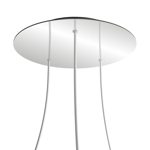 [8050997069971] Rosone XXL Rose-One rotondo, diametro 400 mm con 3 fori e 4 fori