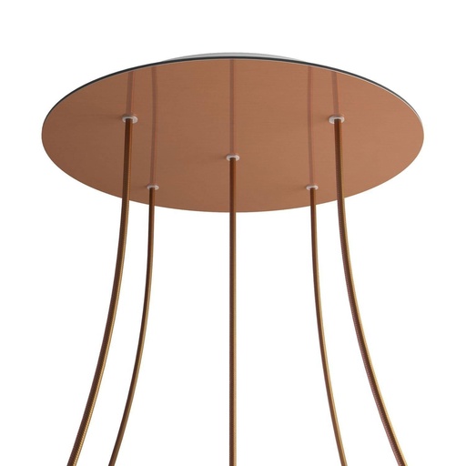 [8057730861649] Rose-One XXL rosette round, diameter 400 mm with 5 holes and 4 holes