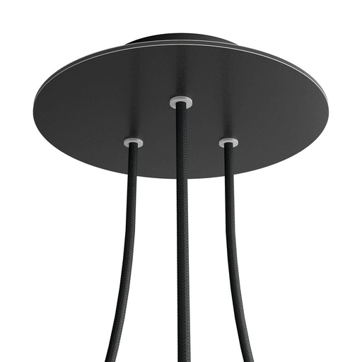 [8050997075880] Rosone Rose-One rotondo, diametro 200 mm con 3 fori e 4 fori laterali