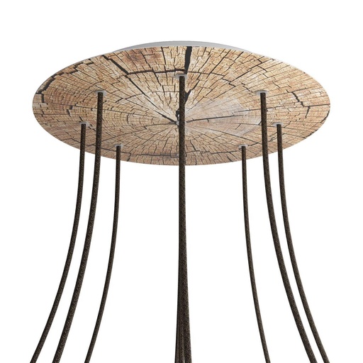 [8057730846301] Rose-One XXL rosette round, 400 mm diameter with 9 holes and 4 holes