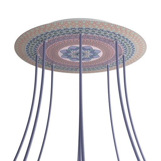 [8057730846295] Rose-One XXL rosette round, 400 mm diameter with 9 holes and 4 holes