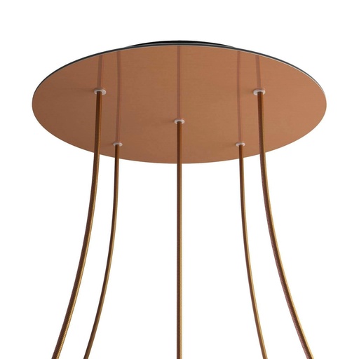 [8050997078379] Rose-One XXL rosette round, diameter 400 mm with 5 holes and 4 holes