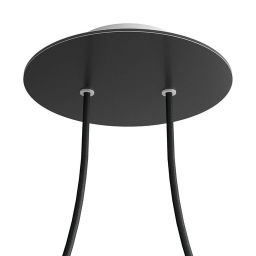 [8057730842518] Rosone Rose-One rotondo, diametro 200 mm con 2 fori e 4 fori laterali