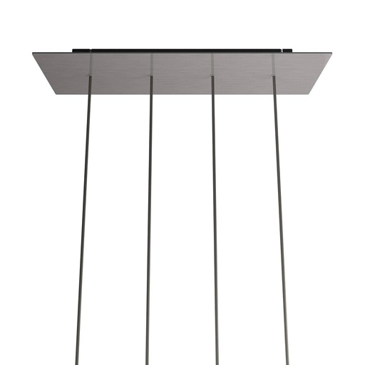 [8057730907934] Rosone XXL Rose-One rettangolare a 4 fori in linea e 6 fori