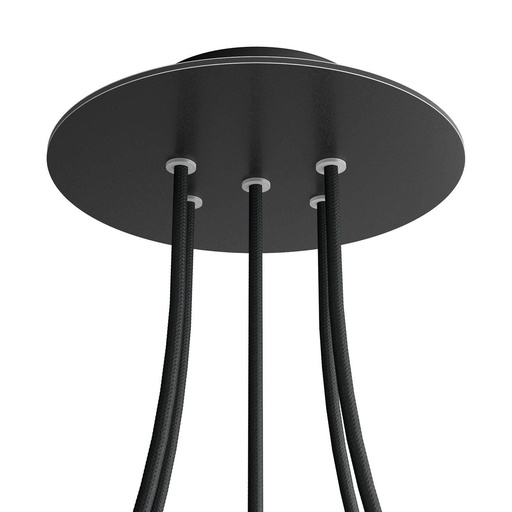 [8050997075910] Rosone Rose-One rotondo, diametro 200 mm con 5 fori e 4 fori laterali