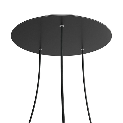 [8057730844819] Rose-One XXL rosette round, 400 mm diameter with 3 holes and 4 holes