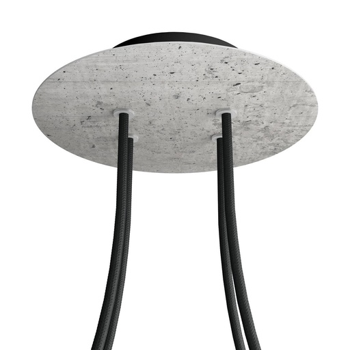 [8050997077280] Rose-One rosette round, diameter 200 mm with 4 holes and 4 side holes