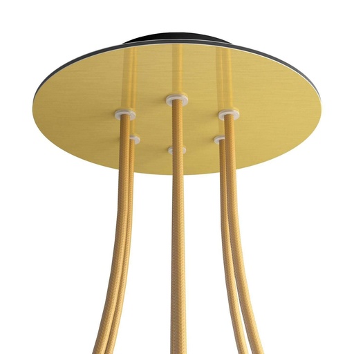 [8050997077761] Rosone Rose-One rotondo, diametro 200 mm con 6 fori e 4 fori laterali