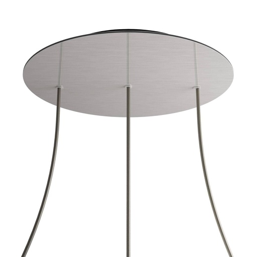 [8050997078812] Rose-One XXL rosette round, diameter 400 mm with 3 holes in line and 4