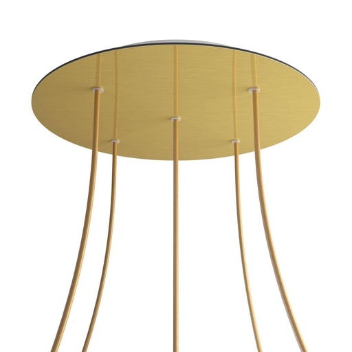 [8057730861632] Rose-One XXL rosette round, diameter 400 mm with 5 holes and 4 holes