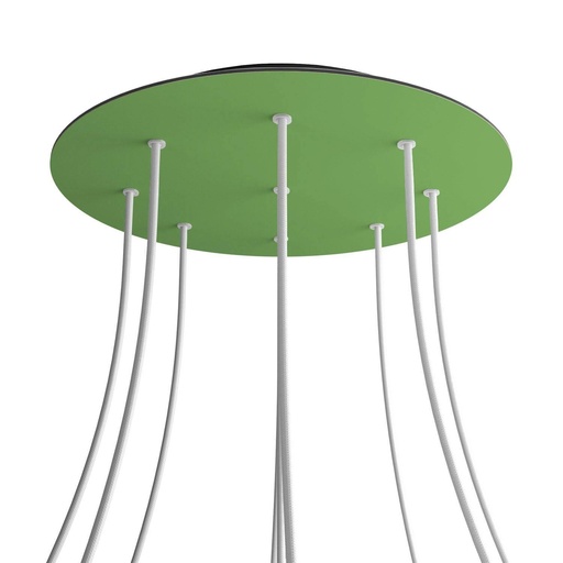[8050997071875] Rose-One XXL rosette round, 400 mm diameter with 9 holes and 4 holes