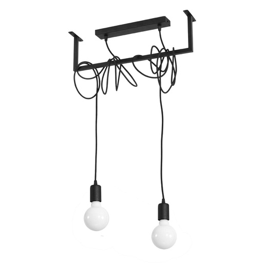 [SL.0894] Lampadario SALAMANCA 2 nero