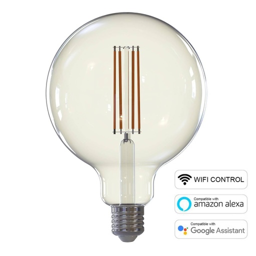 [8055681815032] LED bulb SMART WI-FI Globo 125 7W 806Lm E27 2700K Dimmable