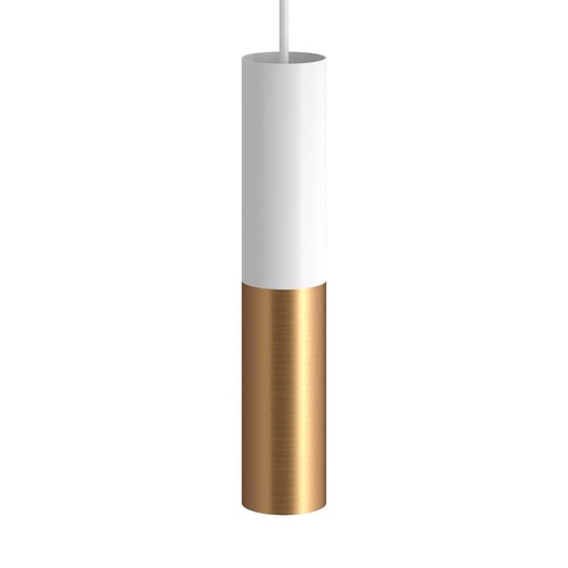 [8057730909235] Tub-E14, tubo in metallo doppio per faretto con portalampada doppia