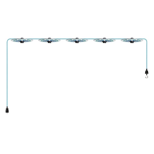 [8,051E+12] 7.5 m Lumet 'Maioliche' system catenary with textile cable, 5