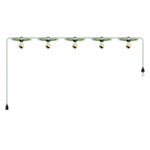[8,051E+12] 7.5 m Lumet 'Maioliche' system catenary with textile cable, 5