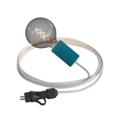 [8,05773E+12] Snake Eiva Elegant, lampada portatile per esterni, 5 m cavo tessile,