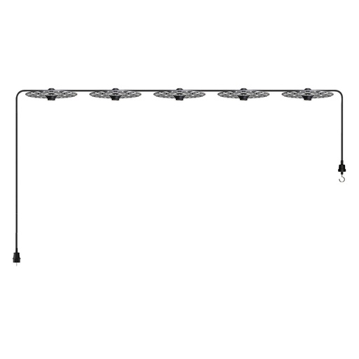 [8,051E+12] 7.5 m Lumet 'Maioliche' system catenary with textile cable, 5