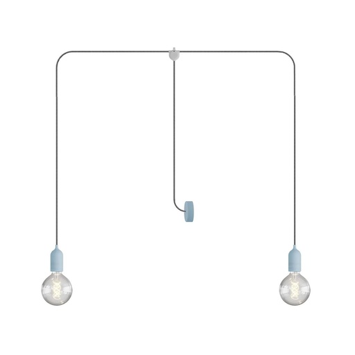 [8,051E+12] T-Snake EIVA Lampada da esterno IP65 a 2 luci con rosone