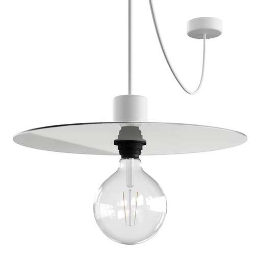 [8,05773E+12] EIVA ELEGANT Suspension lamp with 5 m textile cable, shade