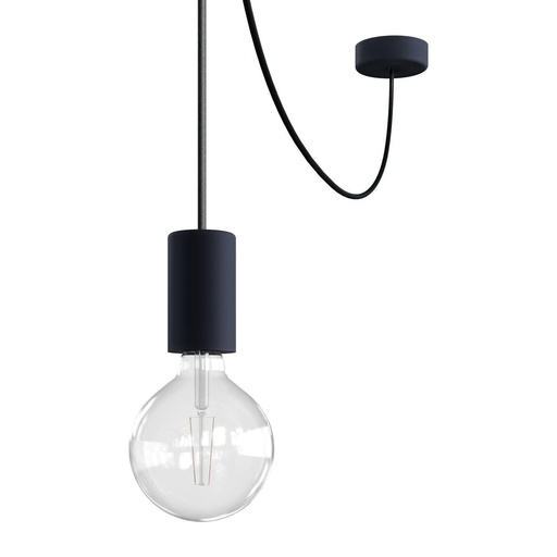 [8,05773E+12] EIVA ELEGANT Lampada a sospensione da esterno con 5 m cavo tessile,