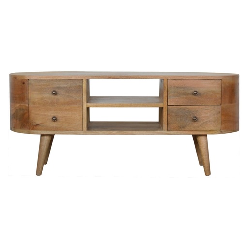 [IN863] Rounded Entertainment Unit