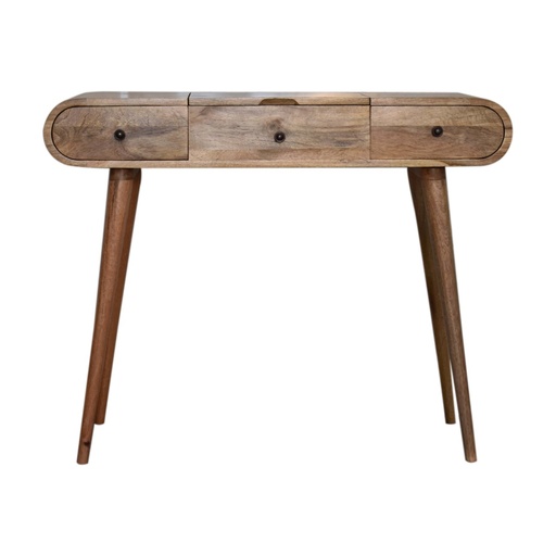 [IN1684] Oak-ish Round Dressing Table